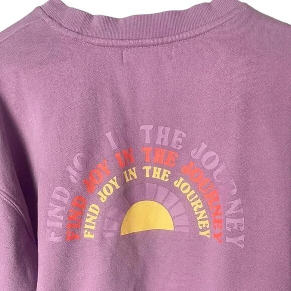 Spiritual Gangster Women's Sz XS Find Joy Relaxed Crew Pullover - Picture 6 of 9